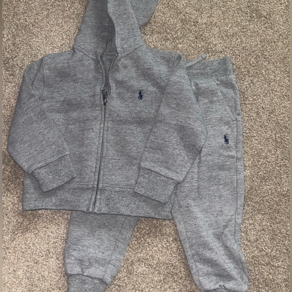 Grey polo set